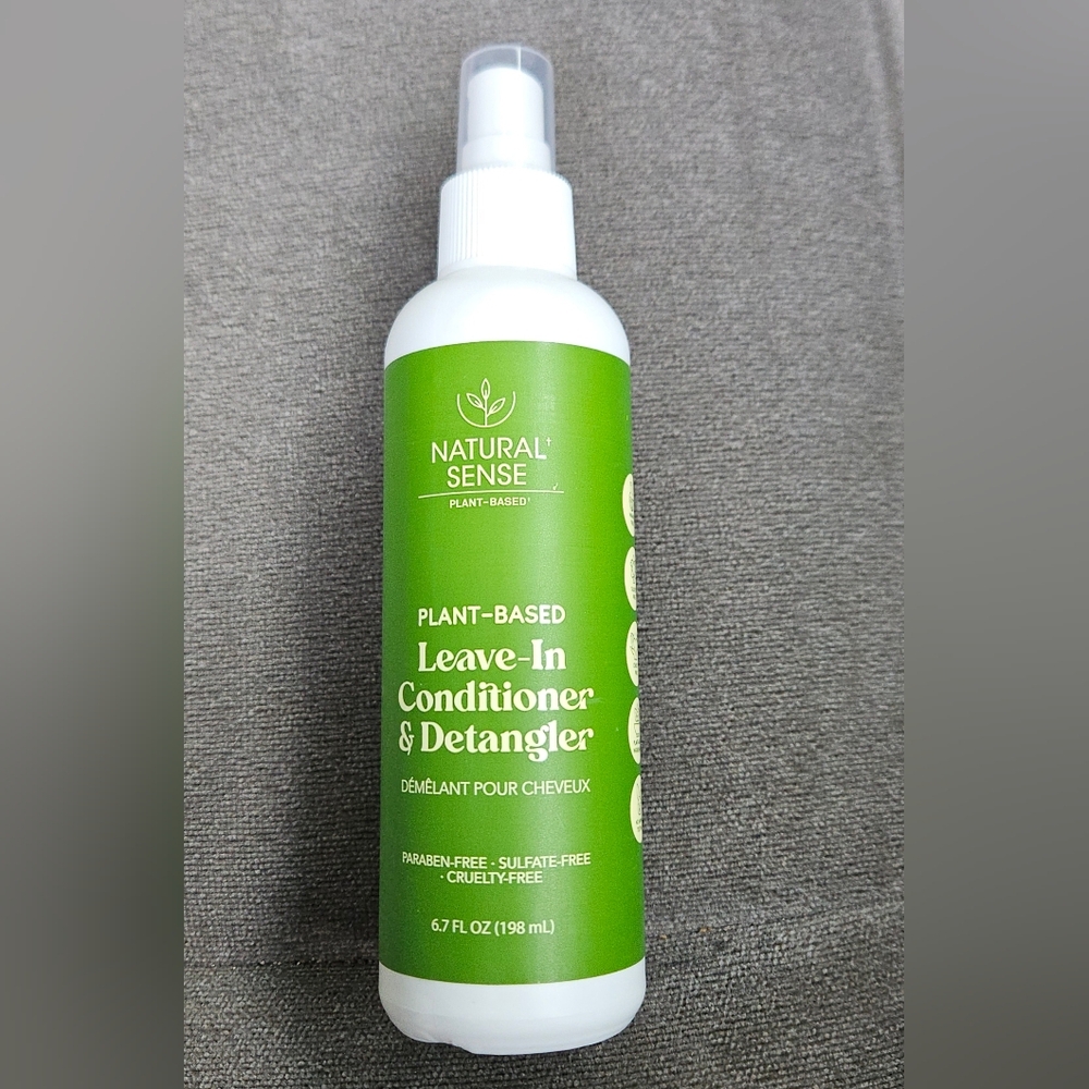 Natural Sense Plant-Based  Leave-In Conditioner & Detangler 6.7fl Oz BNIB